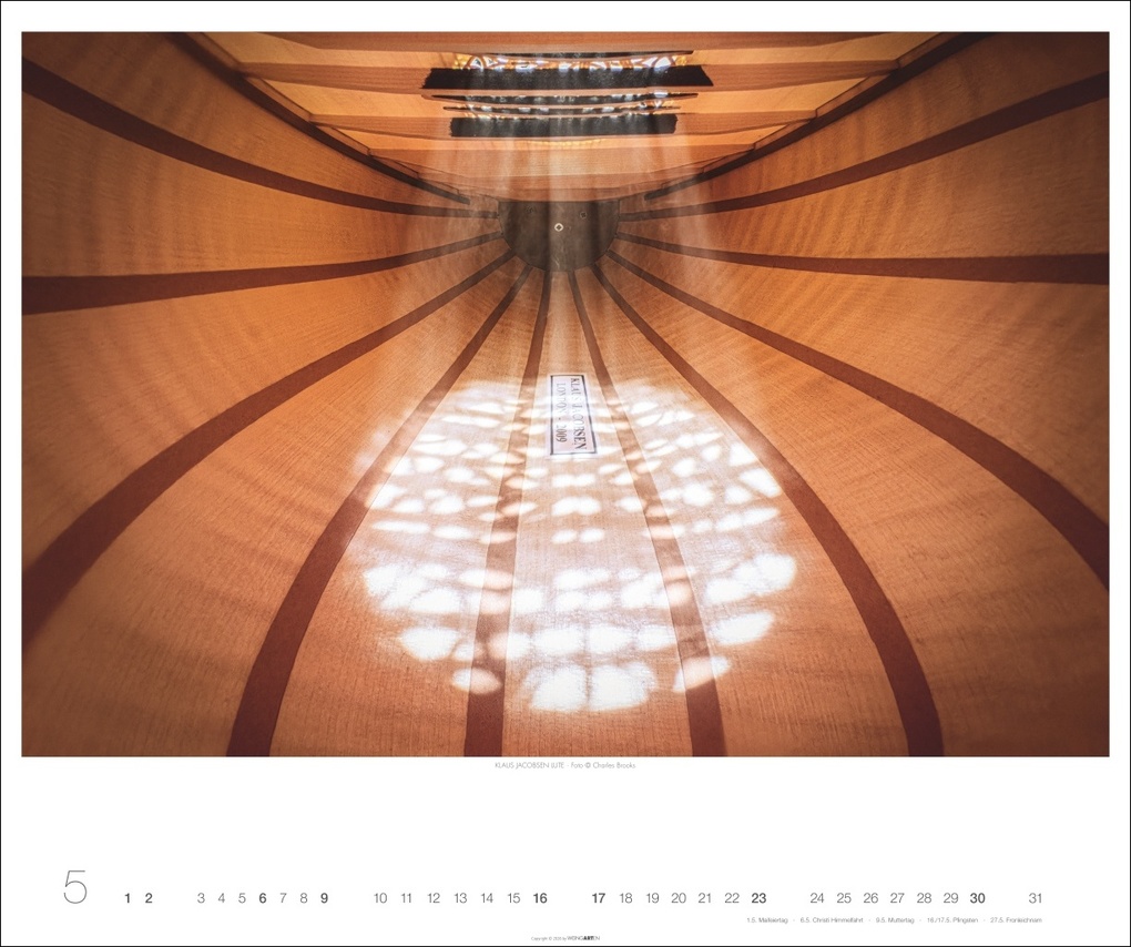 Weitere Ansicht: Architecture in Music Kalender 2027 - Musikinstrumente von innen