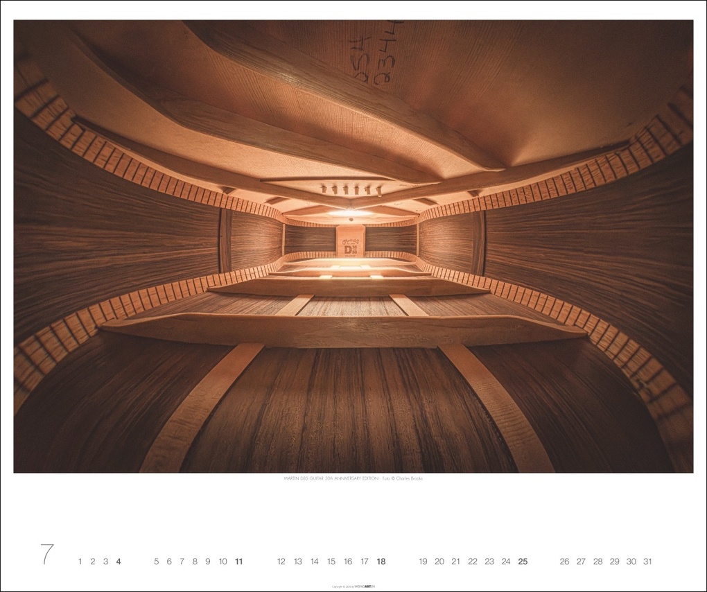 Weitere Ansicht: Architecture in Music Kalender 2027 - Musikinstrumente von innen