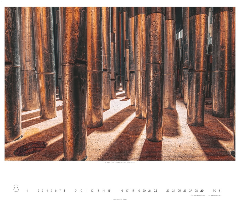 Weitere Ansicht: Architecture in Music Kalender 2027 - Musikinstrumente von innen