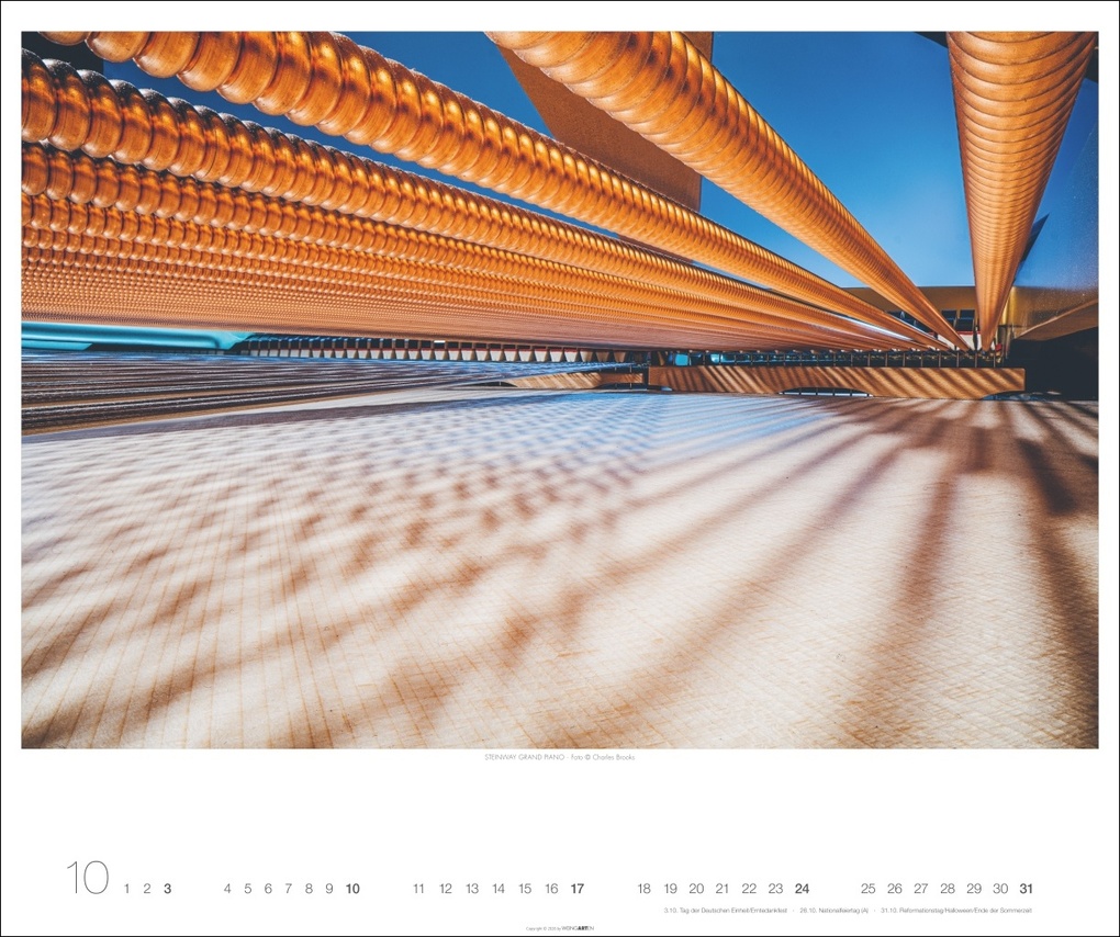 Weitere Ansicht: Architecture in Music Kalender 2027 - Musikinstrumente von innen