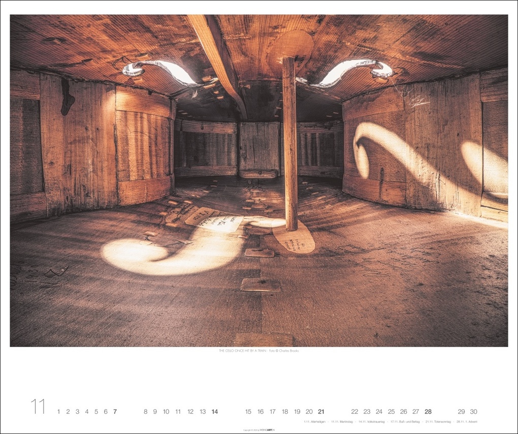 Weitere Ansicht: Architecture in Music Kalender 2027 - Musikinstrumente von innen