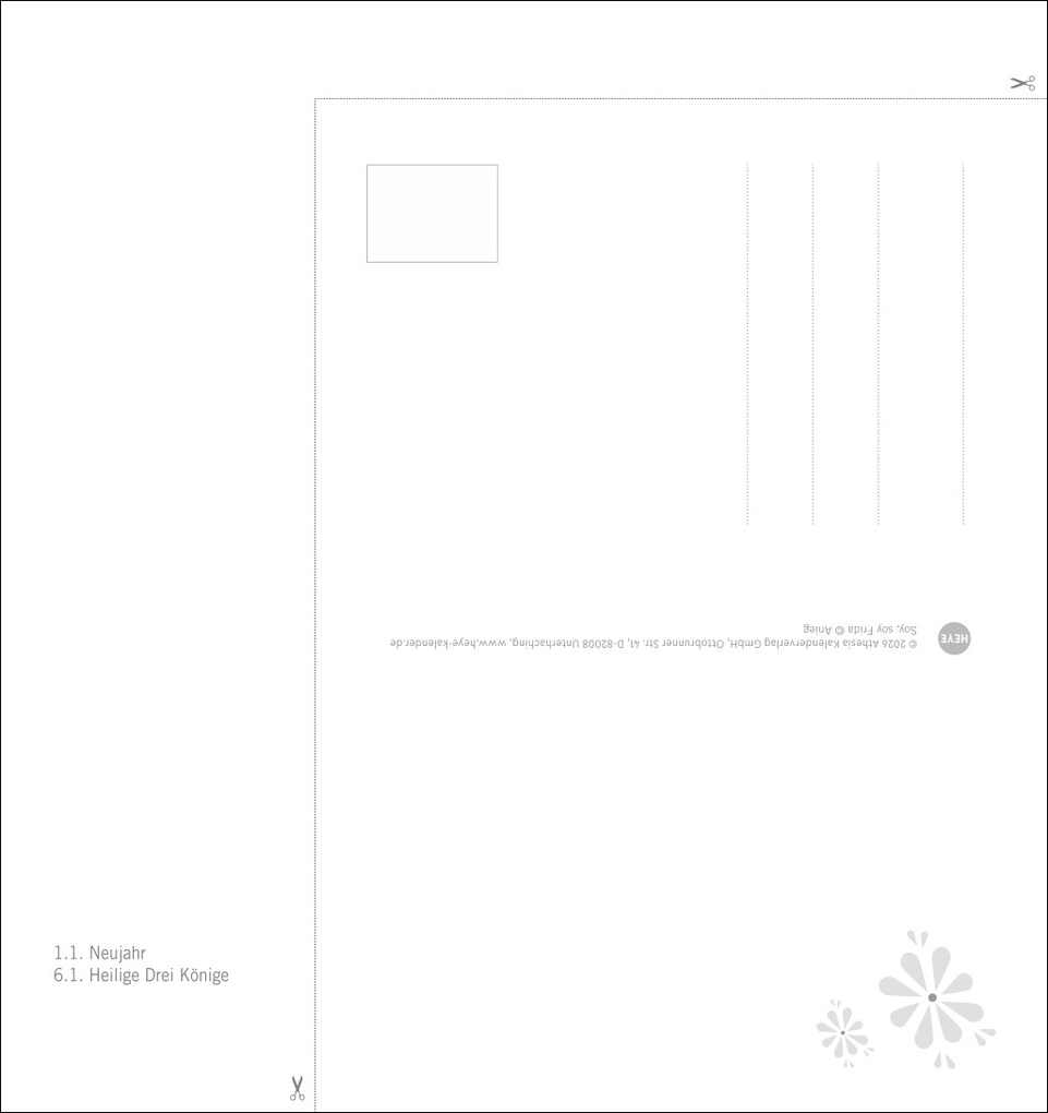 Weitere Ansicht: Frida Postkartenkalender 2027