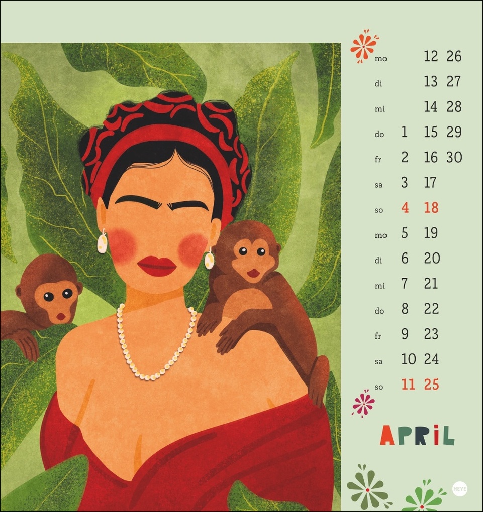 Weitere Ansicht: Frida Postkartenkalender 2027
