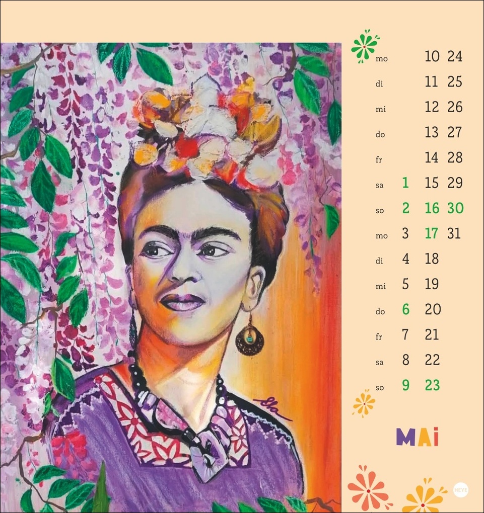 Weitere Ansicht: Frida Postkartenkalender 2027