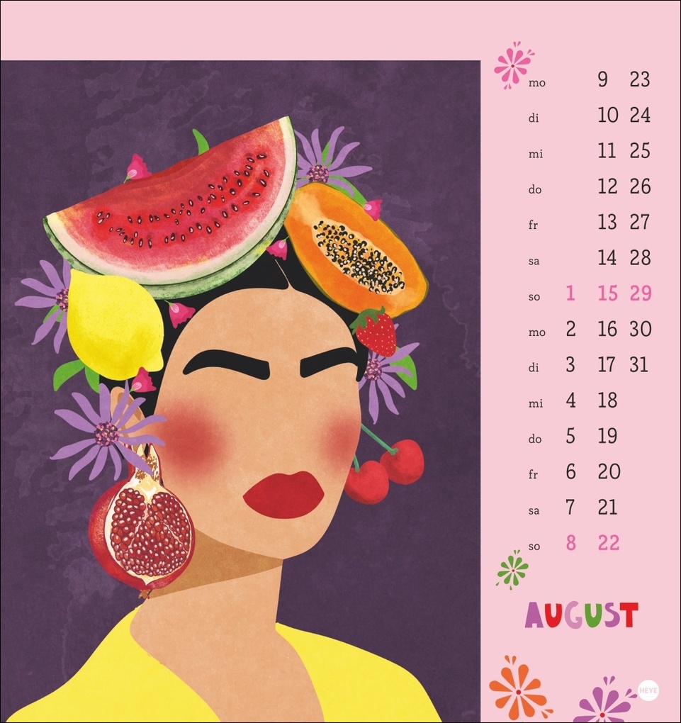 Weitere Ansicht: Frida Postkartenkalender 2027