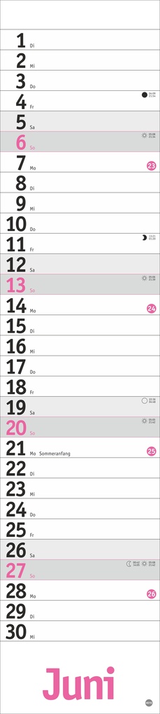 Weitere Ansicht: Langplaner, pink 2027