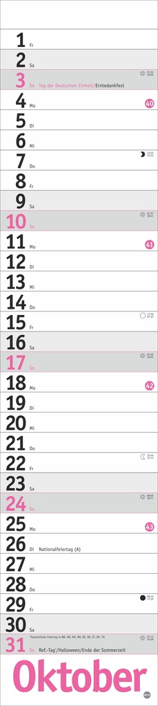 Weitere Ansicht: Langplaner, pink 2027