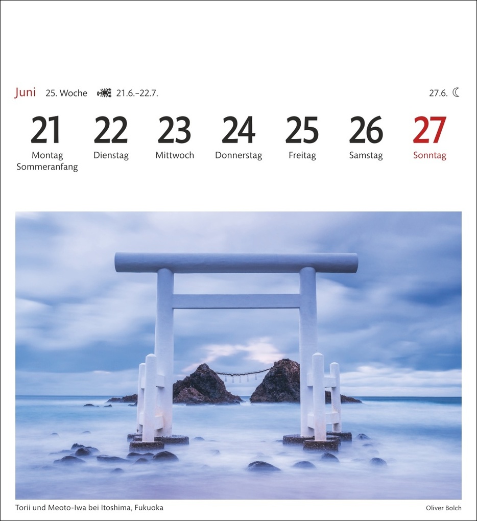 Weitere Ansicht: Japan Sehnsuchtskalender 2027 - Wochenkalender mit 53 Postkarten