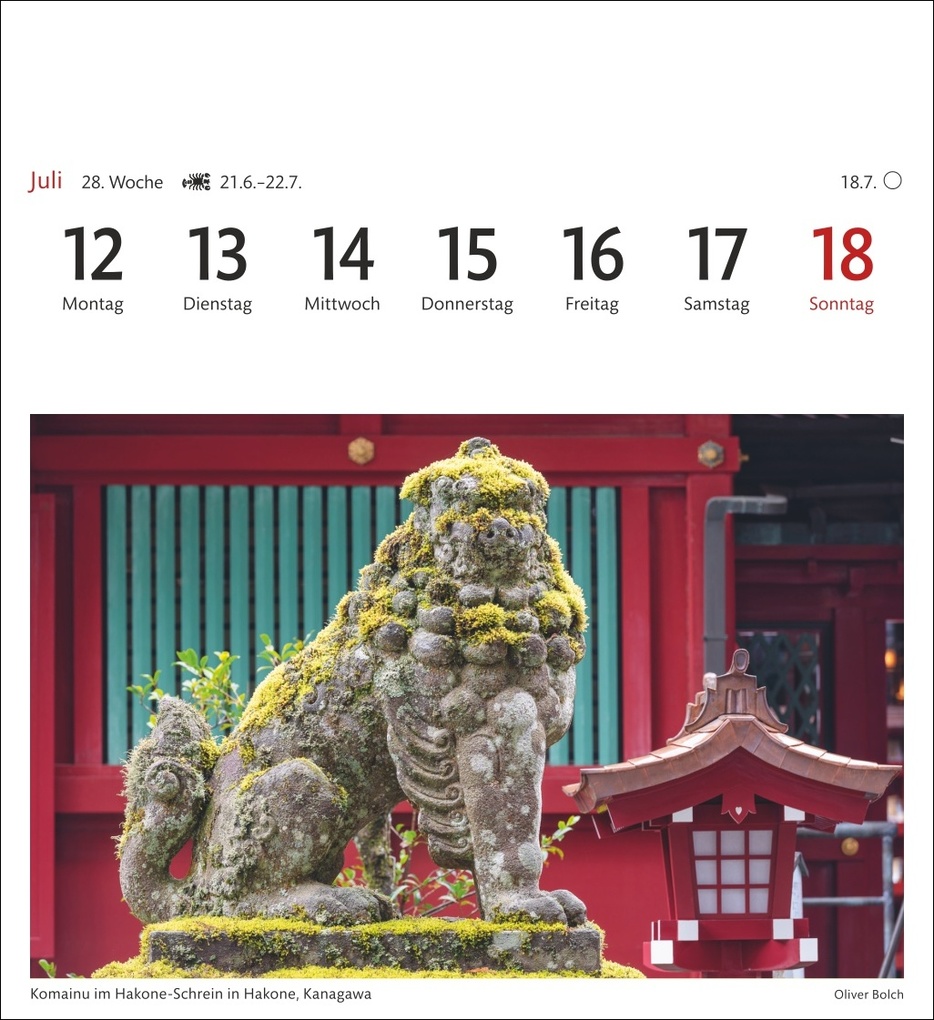 Weitere Ansicht: Japan Sehnsuchtskalender 2027 - Wochenkalender mit 53 Postkarten