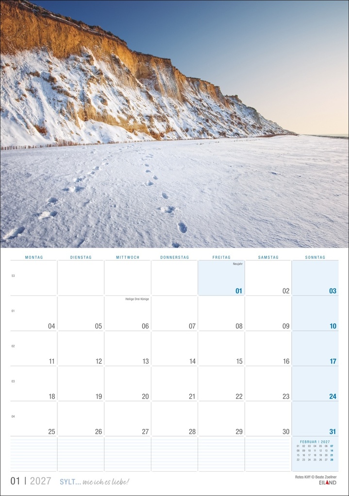 Weitere Ansicht: Sylt ... wie ich es liebe Kalender 2027