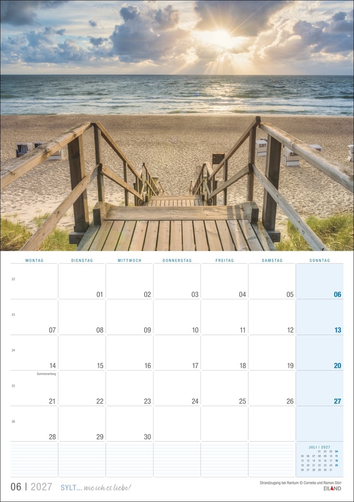 Weitere Ansicht: Sylt ... wie ich es liebe Kalender 2027