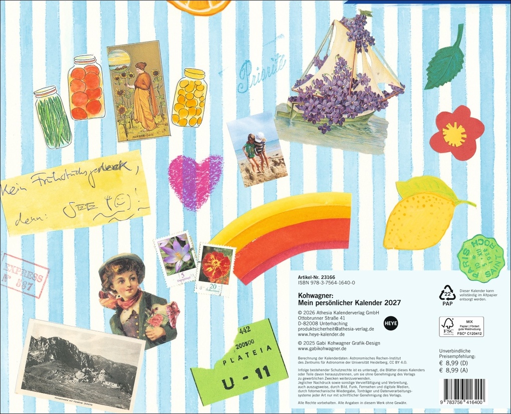 Weitere Ansicht: Gabi Kohwagner Mein persönlicher Kalender 2027 | Gabi Kohwagner
