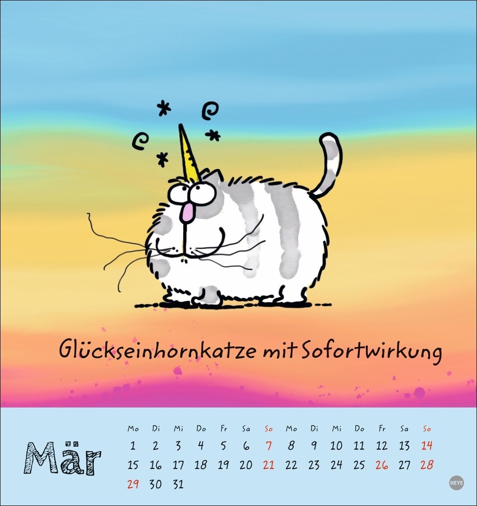 Weitere Ansicht: Catzz Postkartenkalender 2027 | Alexander Holzach