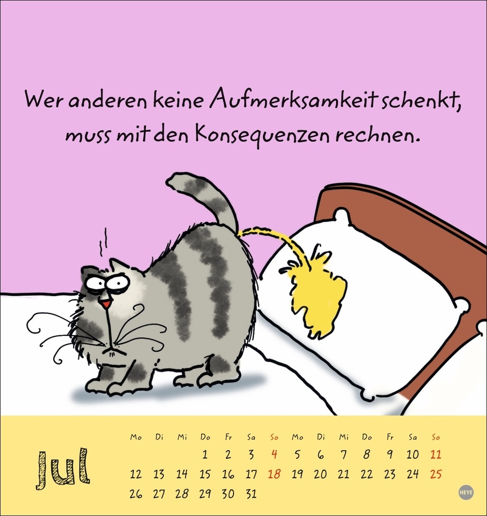Weitere Ansicht: Catzz Postkartenkalender 2027 | Alexander Holzach