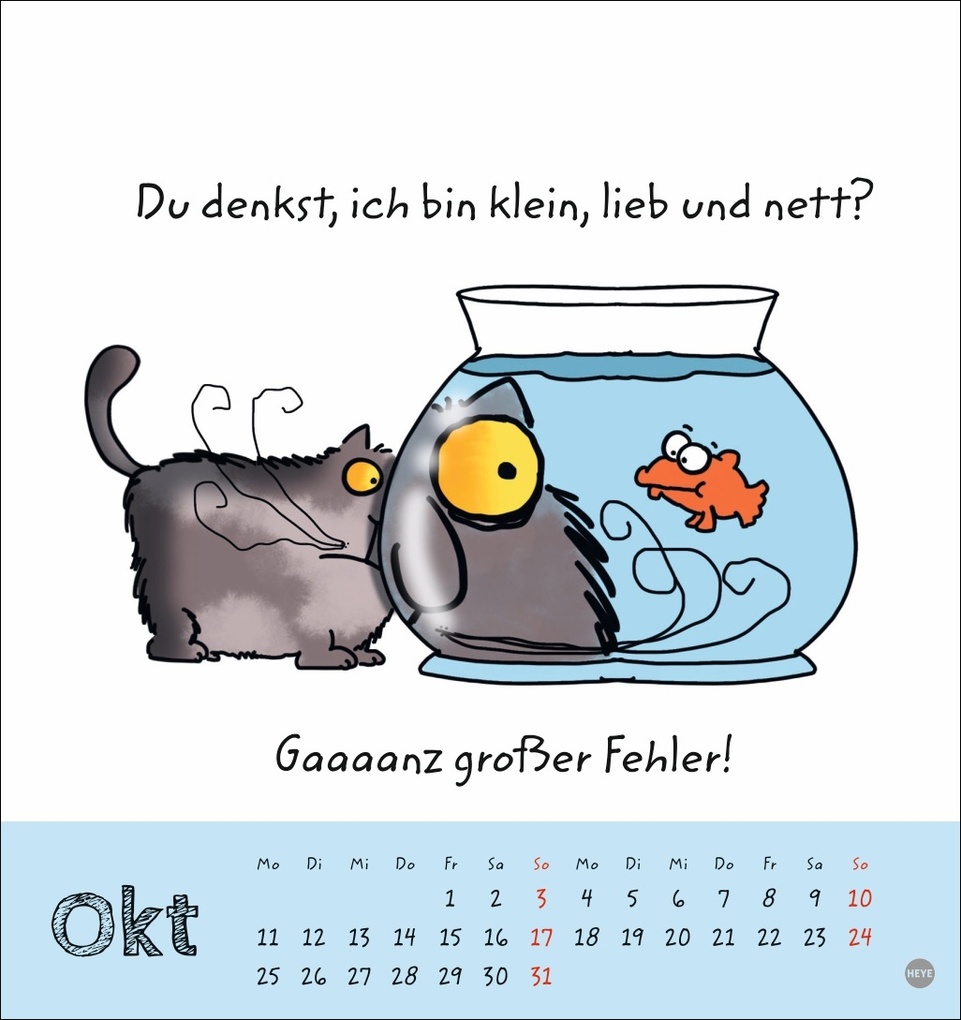 Weitere Ansicht: Catzz Postkartenkalender 2027 | Alexander Holzach
