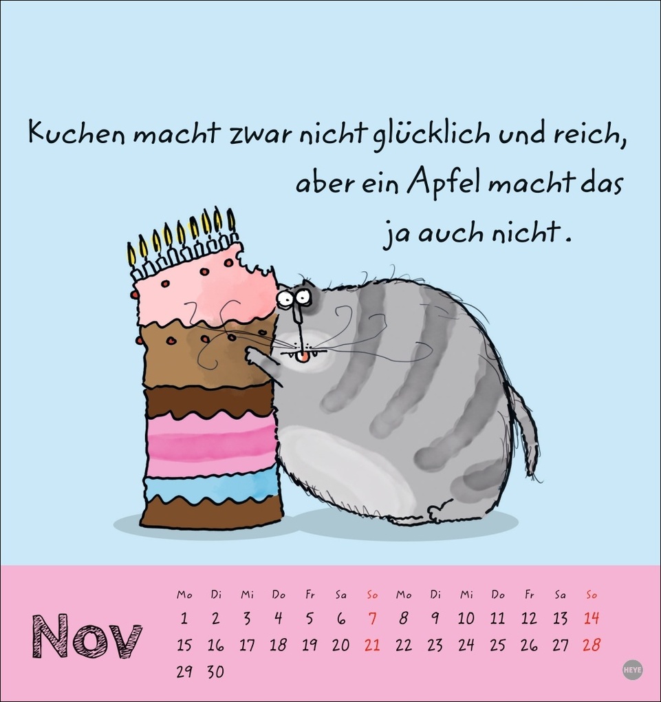 Weitere Ansicht: Catzz Postkartenkalender 2027 | Alexander Holzach