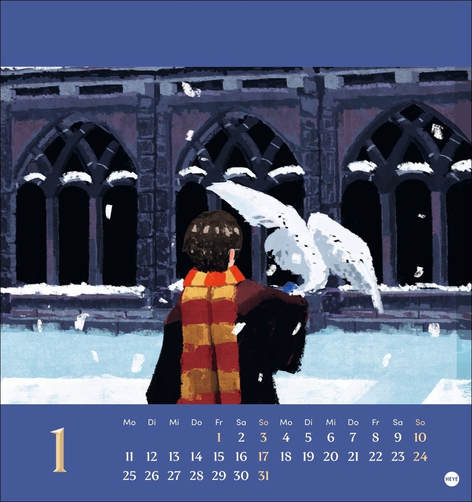 Weitere Ansicht: Harry Potter Postkartenkalender 2027