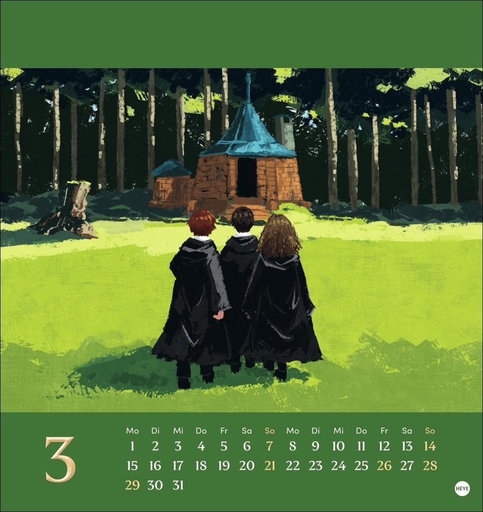 Weitere Ansicht: Harry Potter Postkartenkalender 2027
