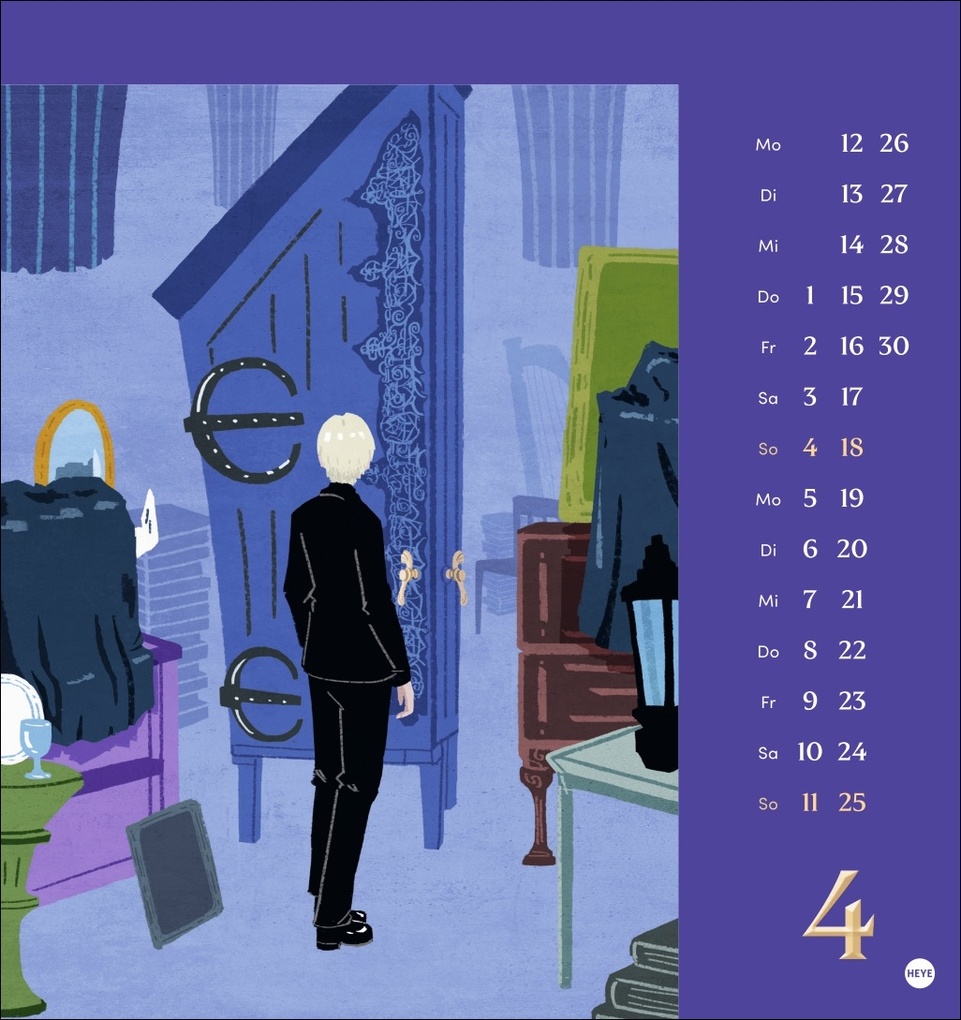 Weitere Ansicht: Harry Potter Postkartenkalender 2027