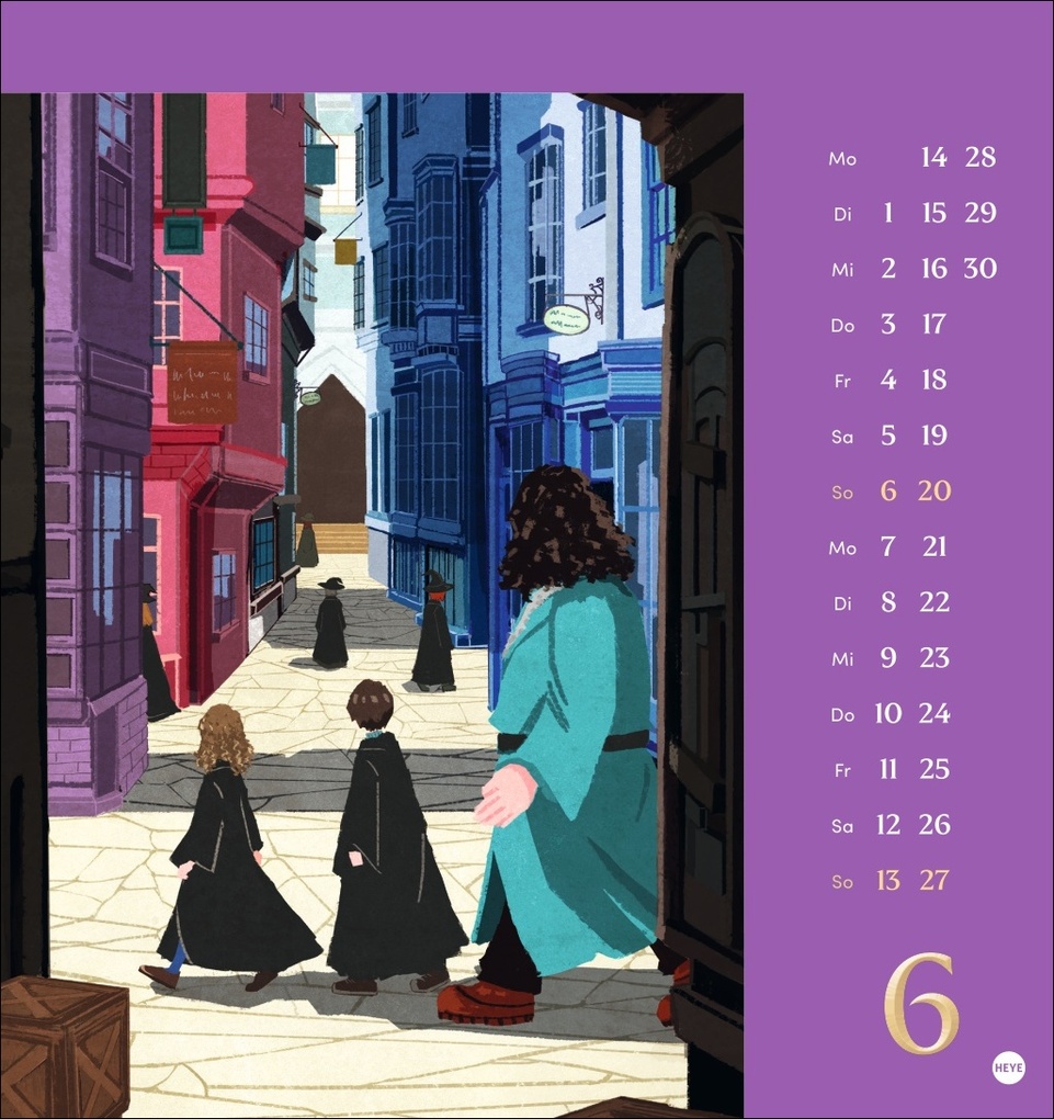Weitere Ansicht: Harry Potter Postkartenkalender 2027