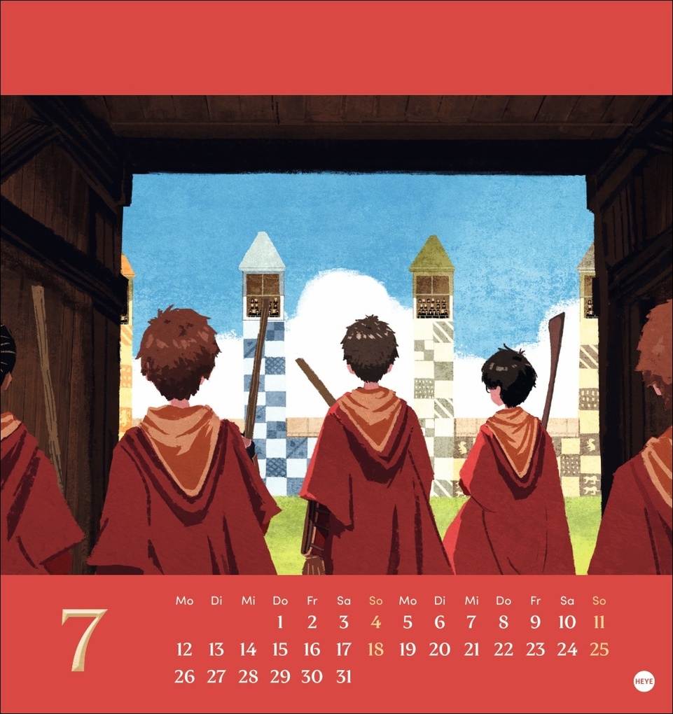 Weitere Ansicht: Harry Potter Postkartenkalender 2027
