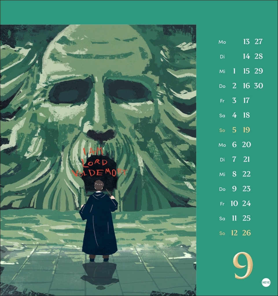 Weitere Ansicht: Harry Potter Postkartenkalender 2027