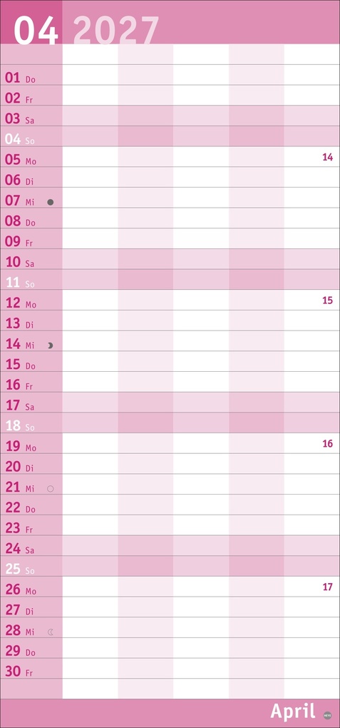 Weitere Ansicht: Basic Familienplaner 2027