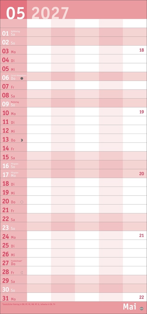 Weitere Ansicht: Basic Familienplaner 2027