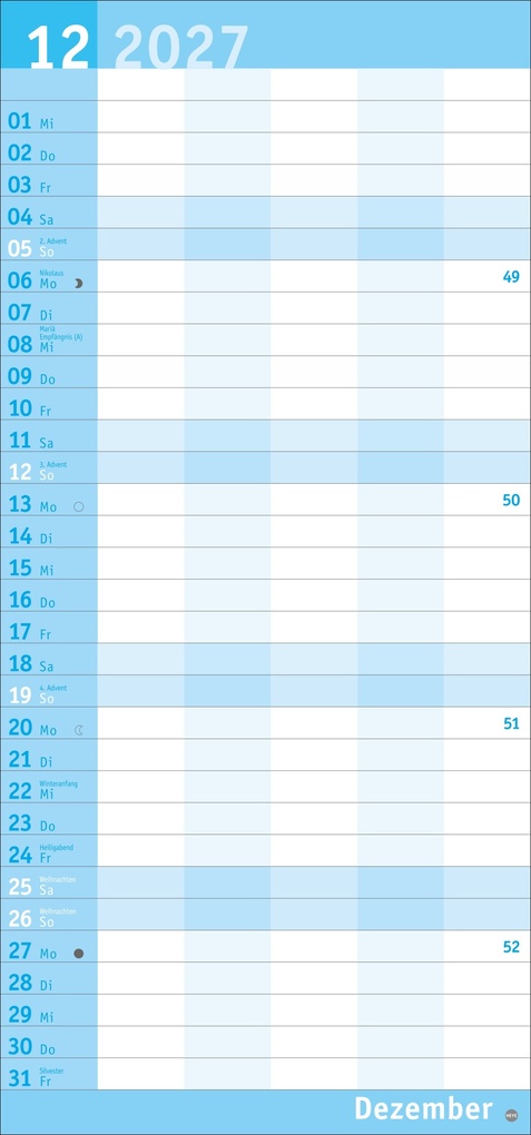 Weitere Ansicht: Basic Familienplaner 2027
