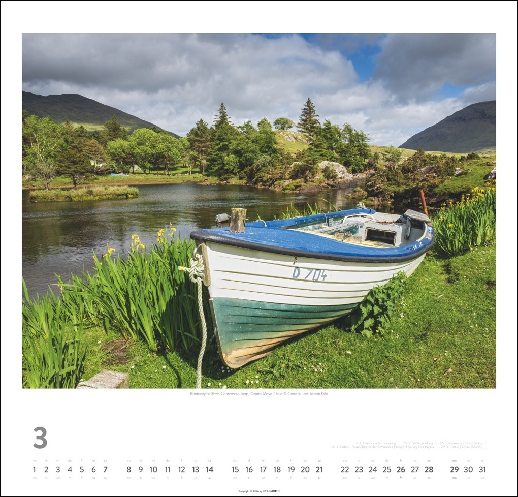 Weitere Ansicht: Irland Kalender 2027 - Die grüne Insel