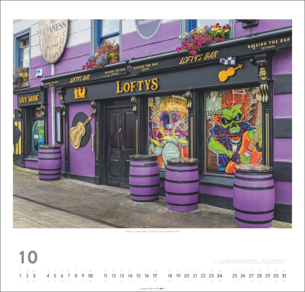 Weitere Ansicht: Irland Kalender 2027 - Die grüne Insel