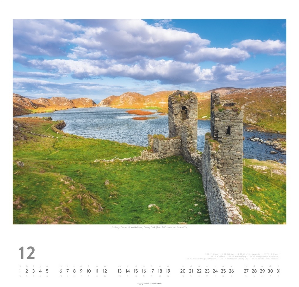 Weitere Ansicht: Irland Kalender 2027 - Die grüne Insel