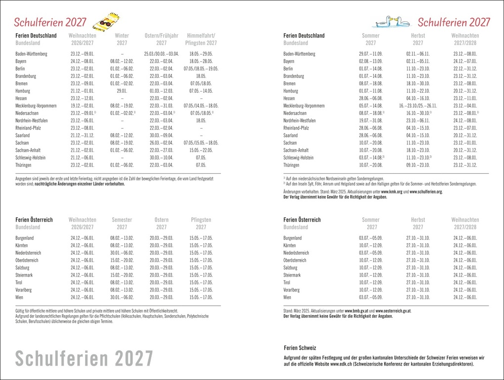 Weitere Ansicht: Helme Heine: Familienplaner-Buch A6 2027 | Helme Heine