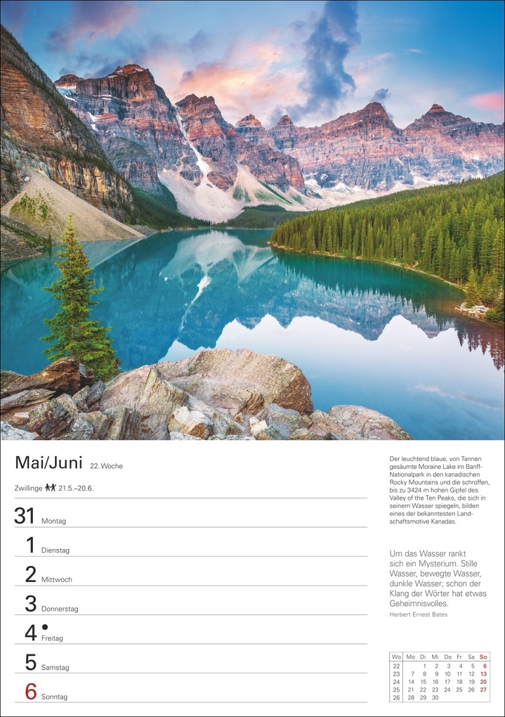 Weitere Ansicht: Berge Wochenplaner 2027 - 53 faszinierende Fotografien | Ulrike Issel