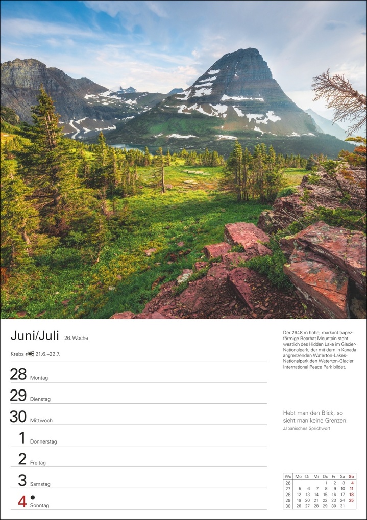Weitere Ansicht: Berge Wochenplaner 2027 - 53 faszinierende Fotografien | Ulrike Issel
