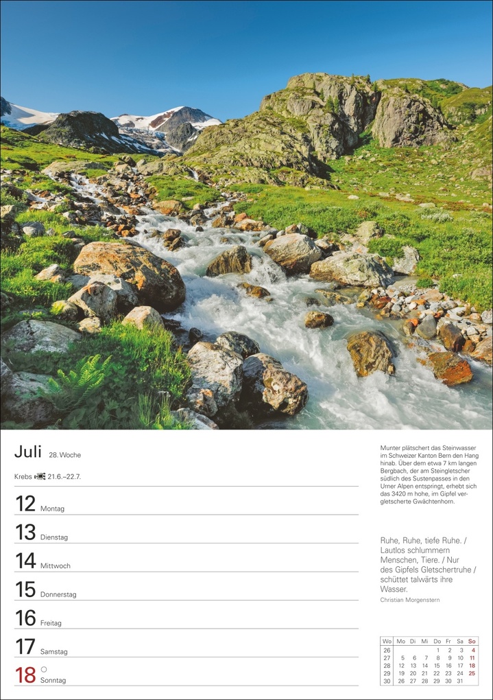 Weitere Ansicht: Berge Wochenplaner 2027 - 53 faszinierende Fotografien | Ulrike Issel
