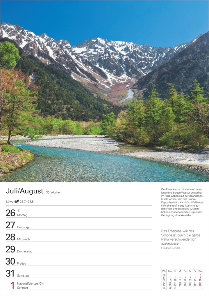 Weitere Ansicht: Berge Wochenplaner 2027 - 53 faszinierende Fotografien | Ulrike Issel