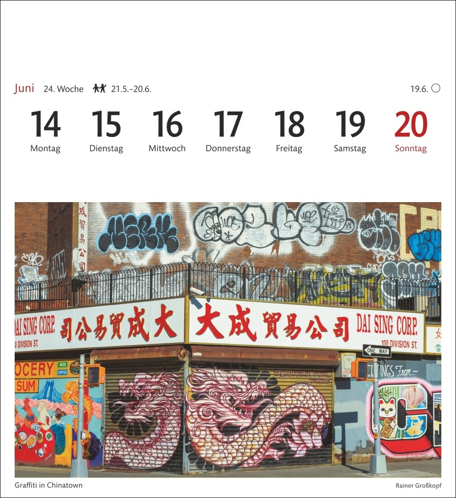 Weitere Ansicht: New York Sehnsuchtskalender 2027 - Wochenkalender mit 53 Postkarten