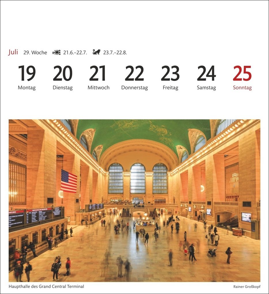 Weitere Ansicht: New York Sehnsuchtskalender 2027 - Wochenkalender mit 53 Postkarten