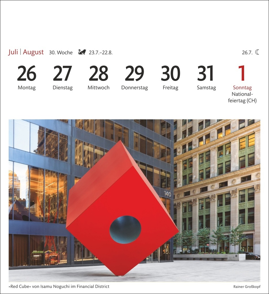 Weitere Ansicht: New York Sehnsuchtskalender 2027 - Wochenkalender mit 53 Postkarten