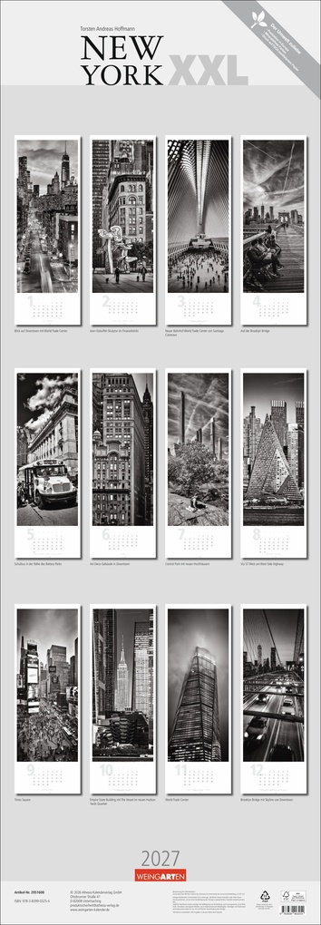 Weitere Ansicht: New York XXL Kalender 2027
