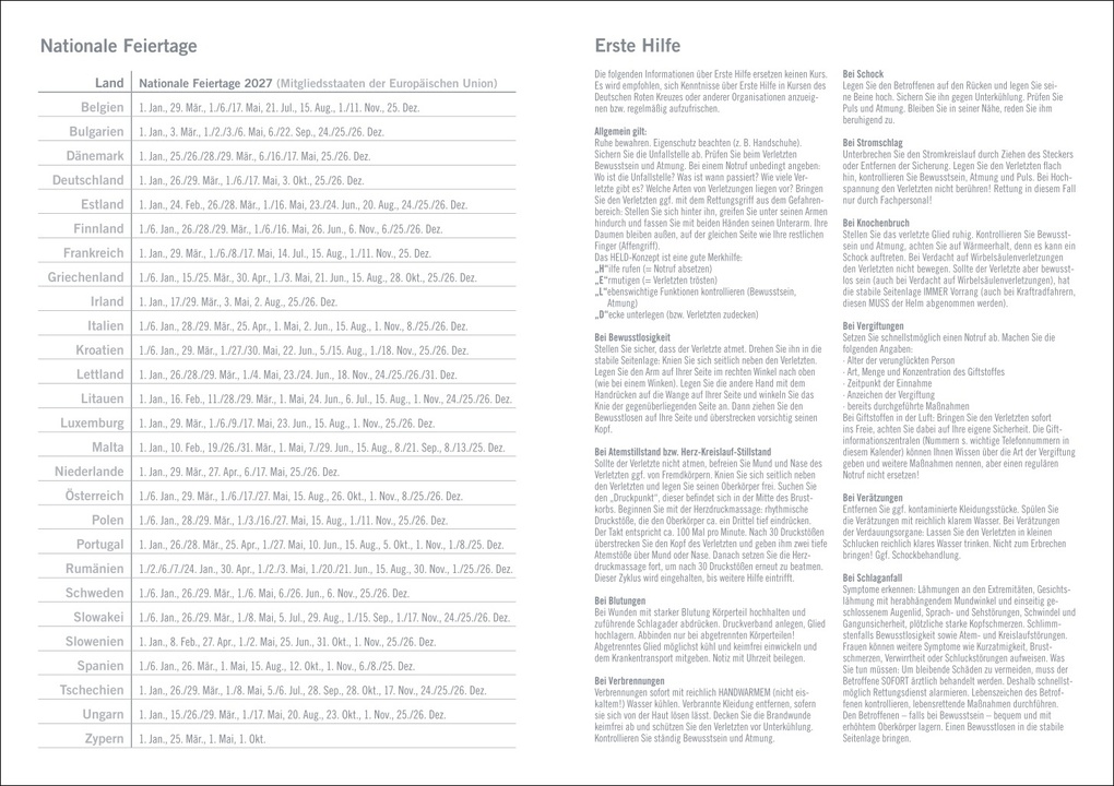 Weitere Ansicht: times&more Kalenderbuch schwarz 2027