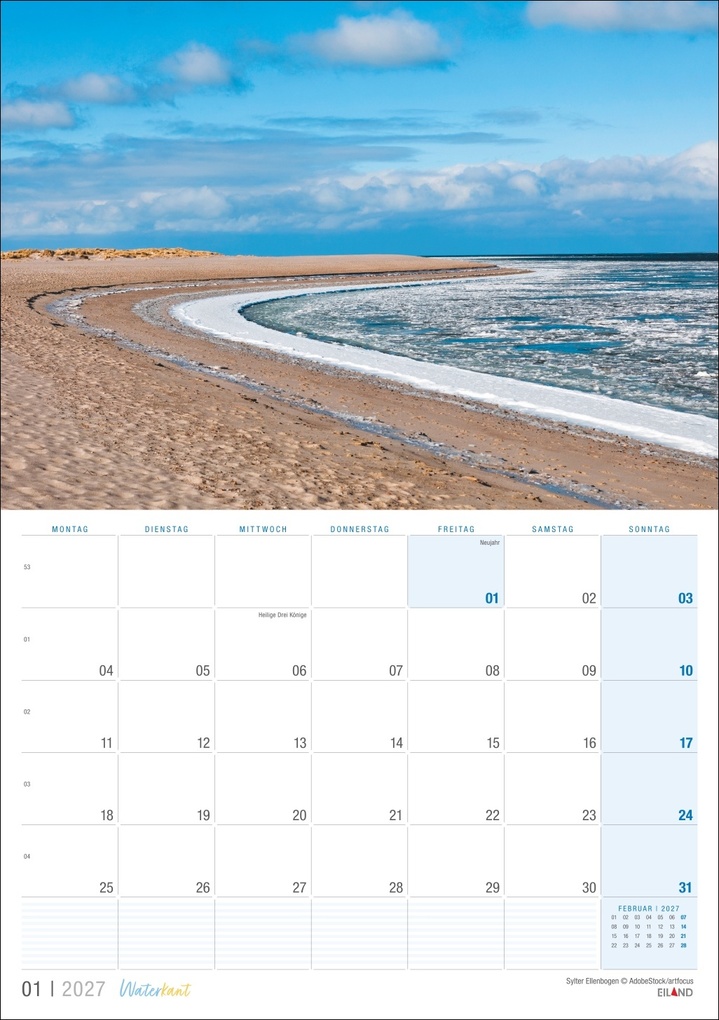 Weitere Ansicht: Waterkant Kalender 2027