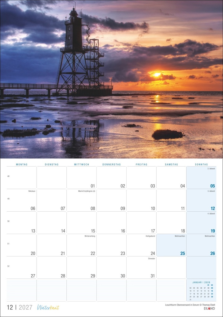 Weitere Ansicht: Waterkant Kalender 2027