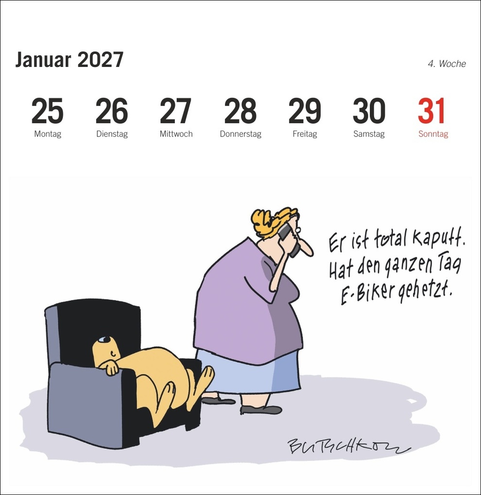 Weitere Ansicht: Peter Butschkow: Fahrrad unser Premium-Postkartenkalender 2027 | Peter Butschkow