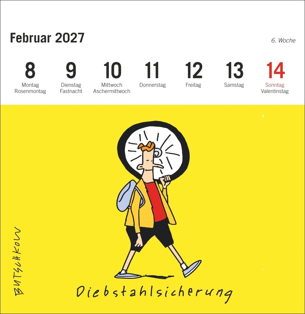 Weitere Ansicht: Peter Butschkow: Fahrrad unser Premium-Postkartenkalender 2027 | Peter Butschkow