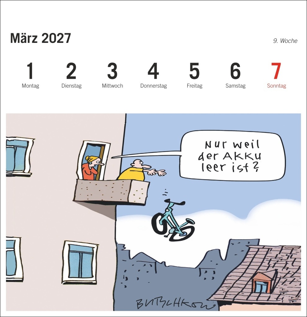 Weitere Ansicht: Peter Butschkow: Fahrrad unser Premium-Postkartenkalender 2027 | Peter Butschkow