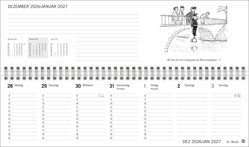 Weitere Ansicht: Loriot Büroplaner 2027 | Loriot