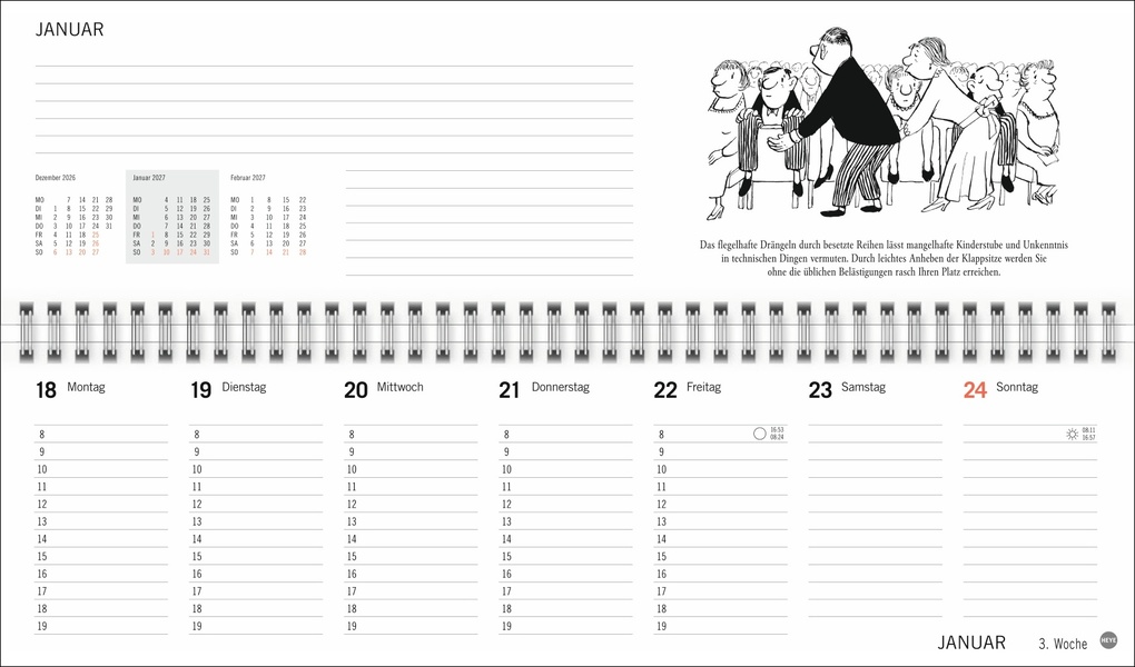 Weitere Ansicht: Loriot Büroplaner 2027 | Loriot