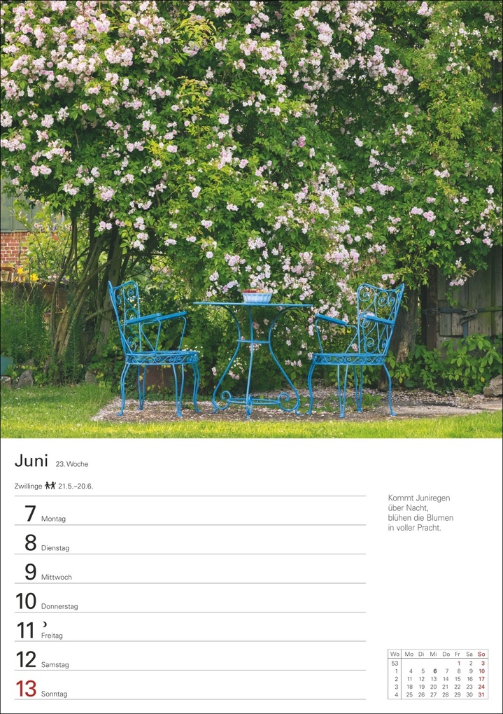 Weitere Ansicht: Auf dem Lande Wochenplaner 2027 - 53 stimmungsvolle Fotografien